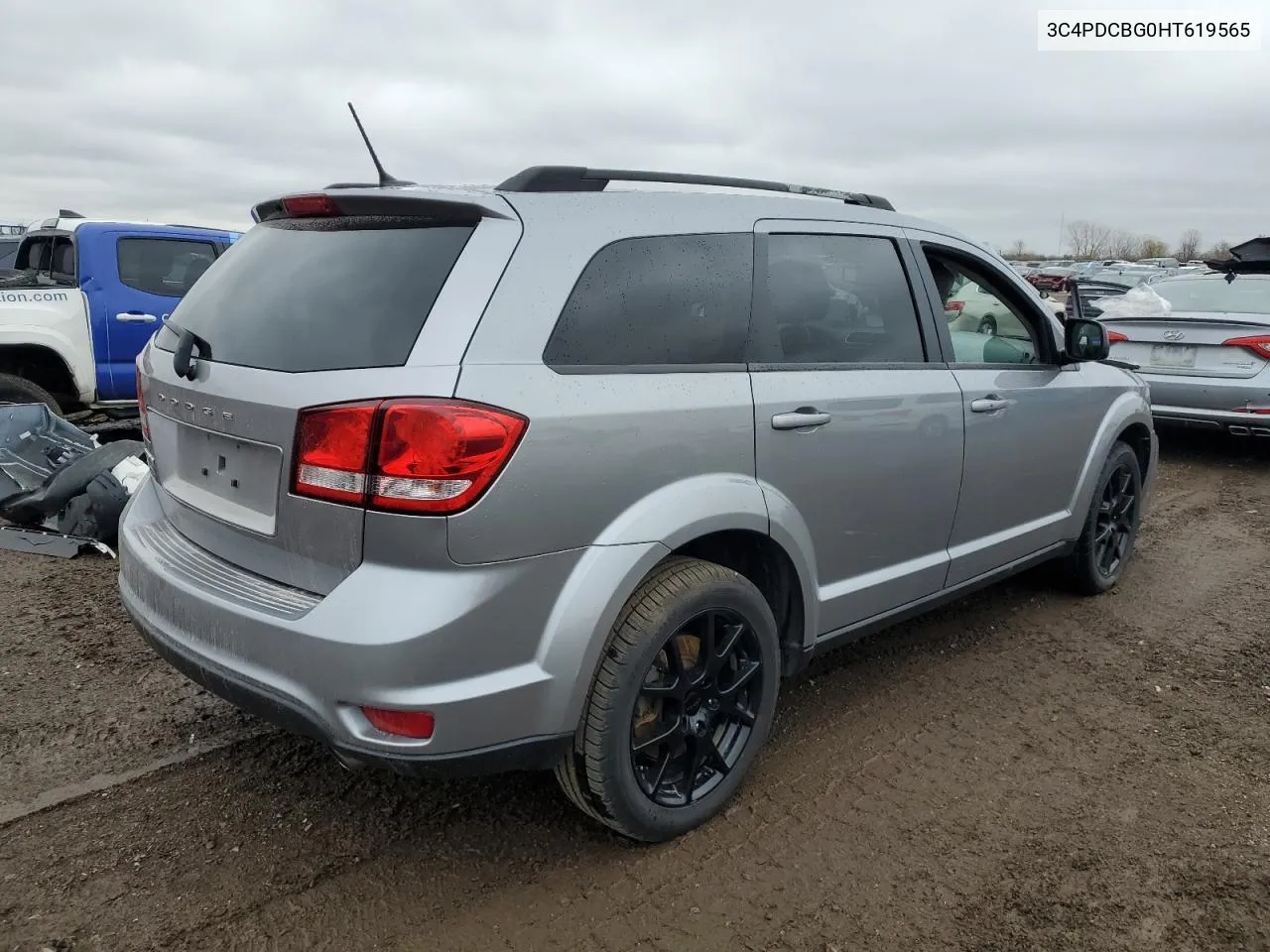 2017 Dodge Journey Sxt VIN: 3C4PDCBG0HT619565 Lot: 78069864