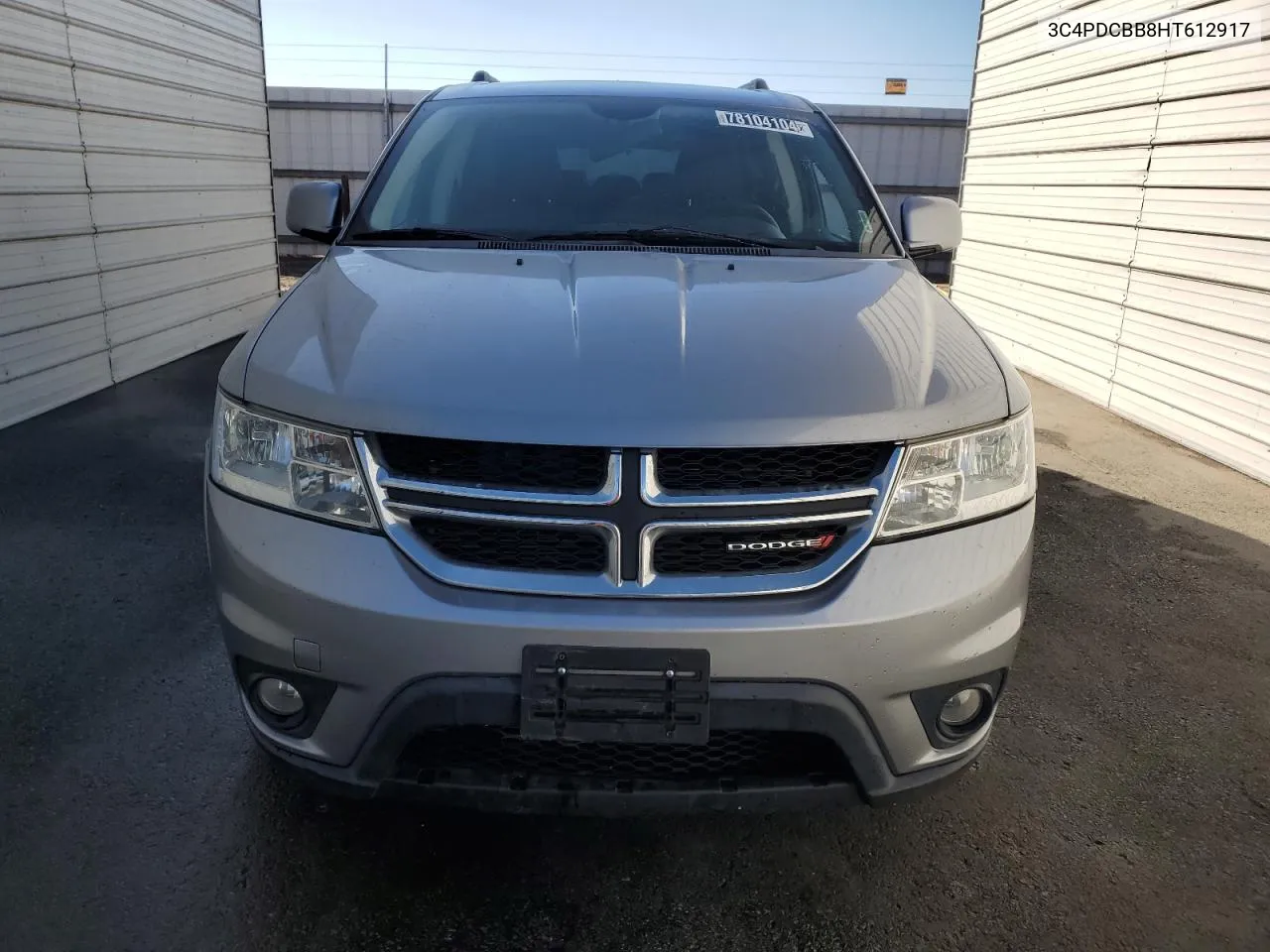 2017 Dodge Journey Sxt VIN: 3C4PDCBB8HT612917 Lot: 78104104