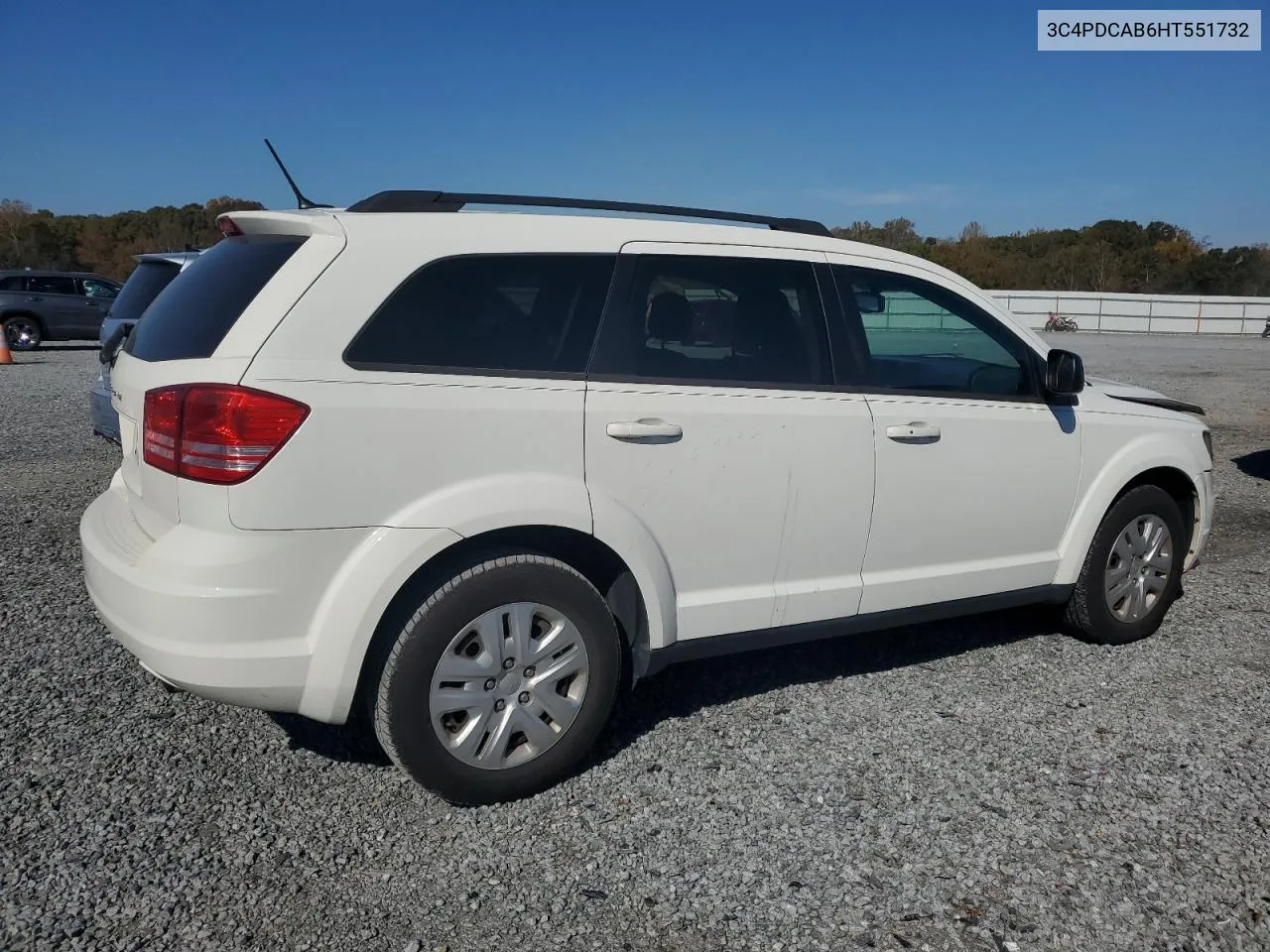 2017 Dodge Journey Se VIN: 3C4PDCAB6HT551732 Lot: 78230084