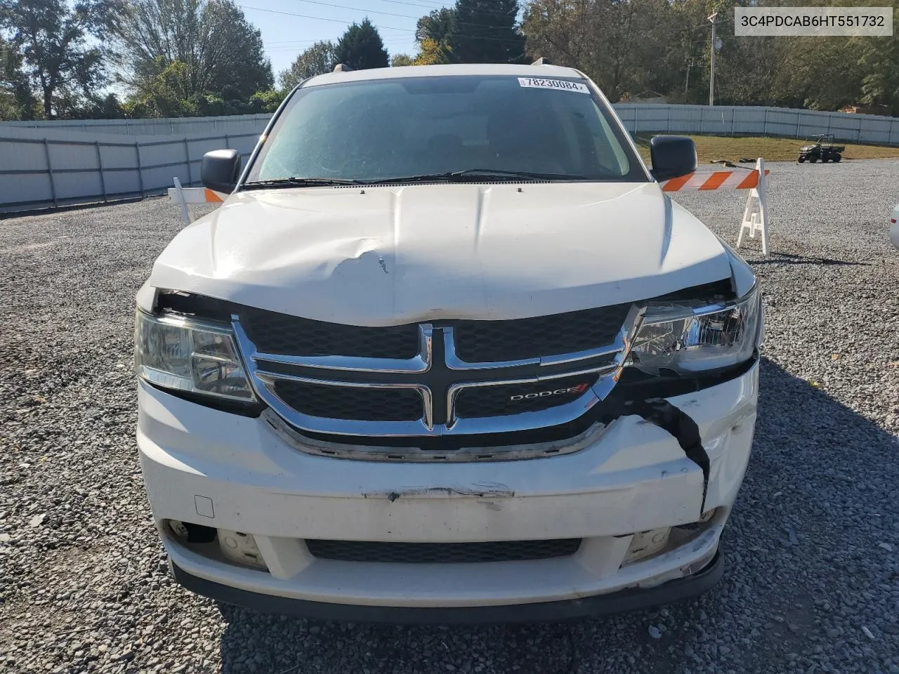 2017 Dodge Journey Se VIN: 3C4PDCAB6HT551732 Lot: 78230084