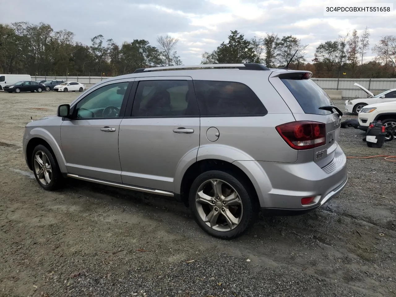 2017 Dodge Journey Crossroad VIN: 3C4PDCGBXHT551658 Lot: 78275174