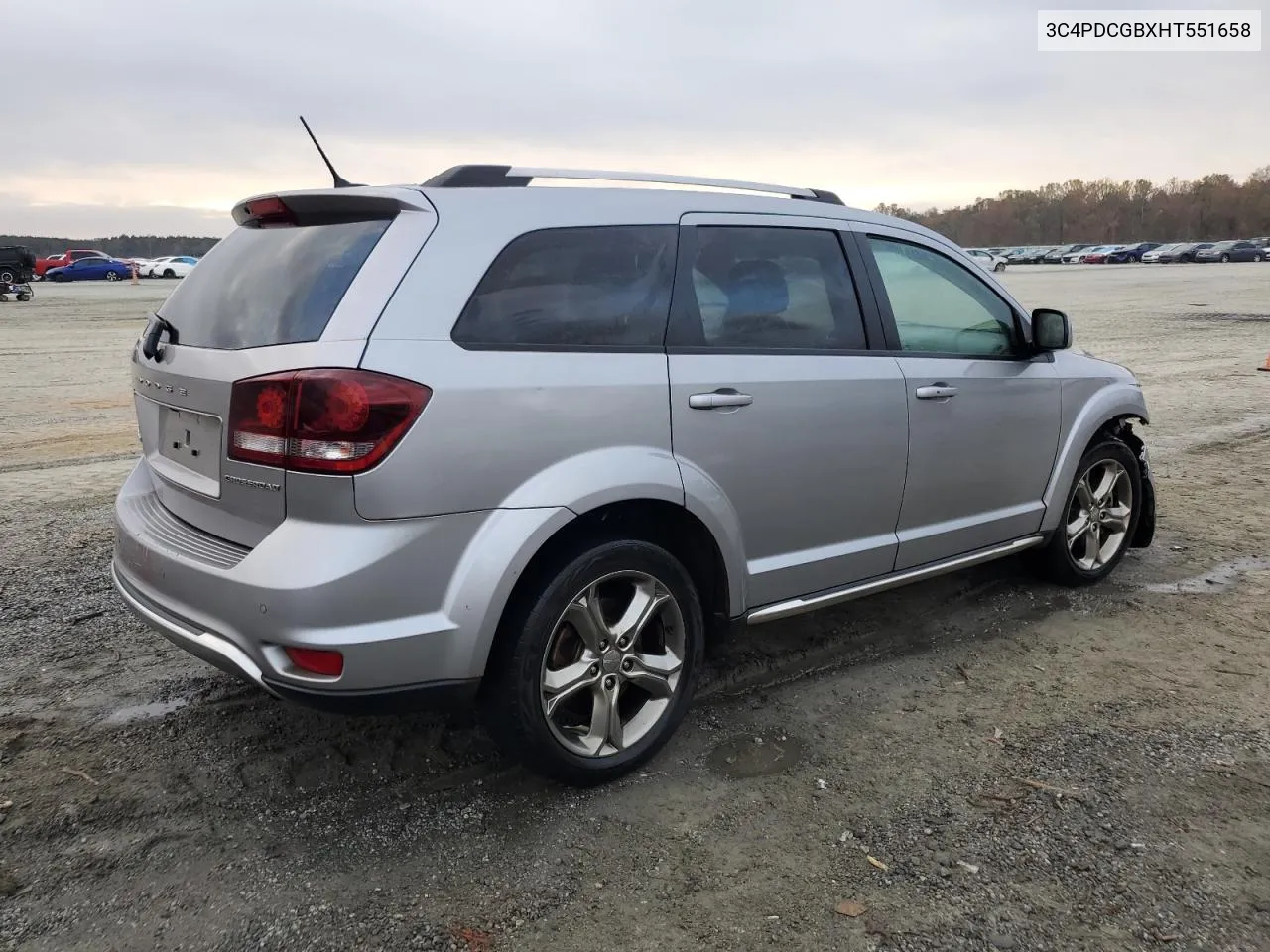 2017 Dodge Journey Crossroad VIN: 3C4PDCGBXHT551658 Lot: 78275174