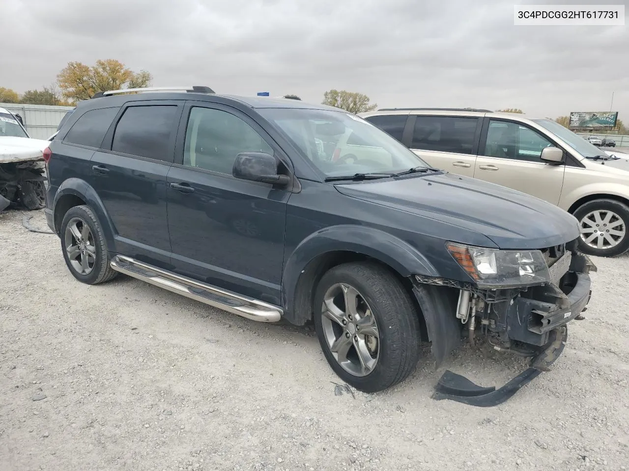 2017 Dodge Journey Crossroad VIN: 3C4PDCGG2HT617731 Lot: 78397714