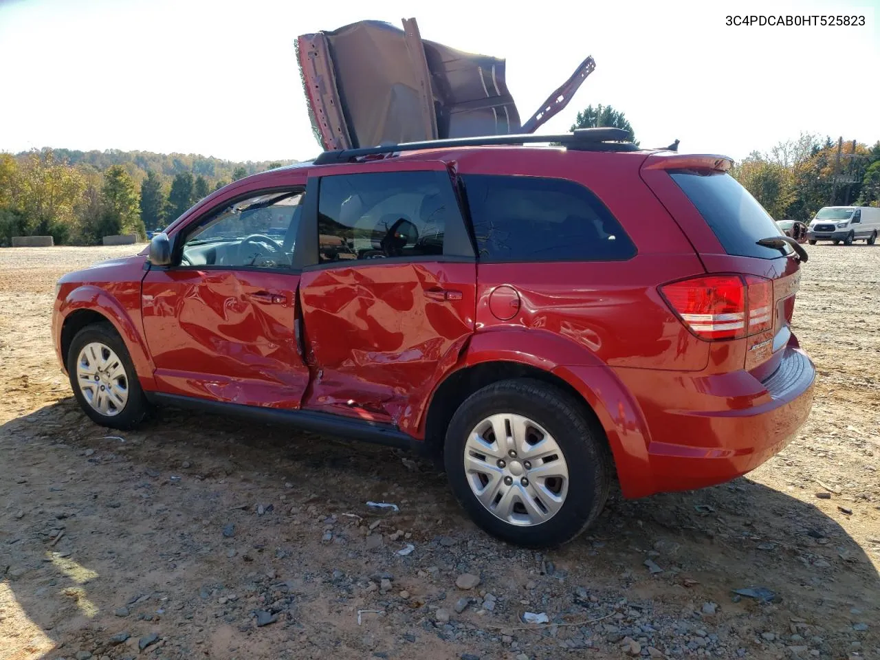 2017 Dodge Journey Se VIN: 3C4PDCAB0HT525823 Lot: 78490774