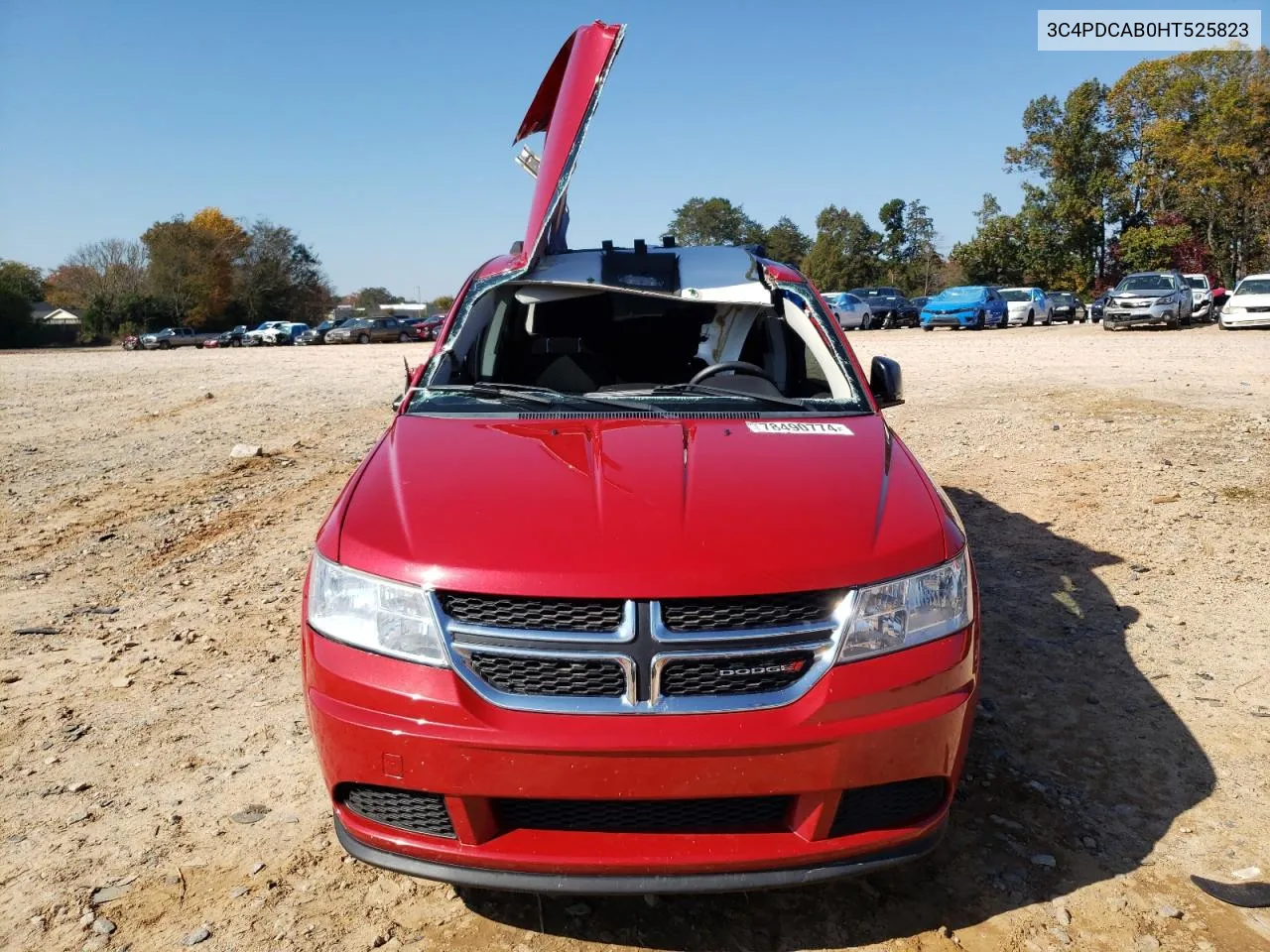 3C4PDCAB0HT525823 2017 Dodge Journey Se