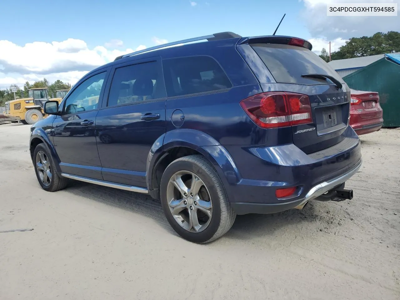 2017 Dodge Journey Crossroad VIN: 3C4PDCGGXHT594585 Lot: 78585404