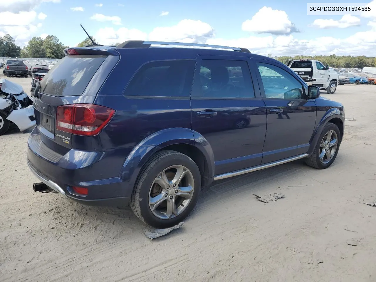 2017 Dodge Journey Crossroad VIN: 3C4PDCGGXHT594585 Lot: 78585404