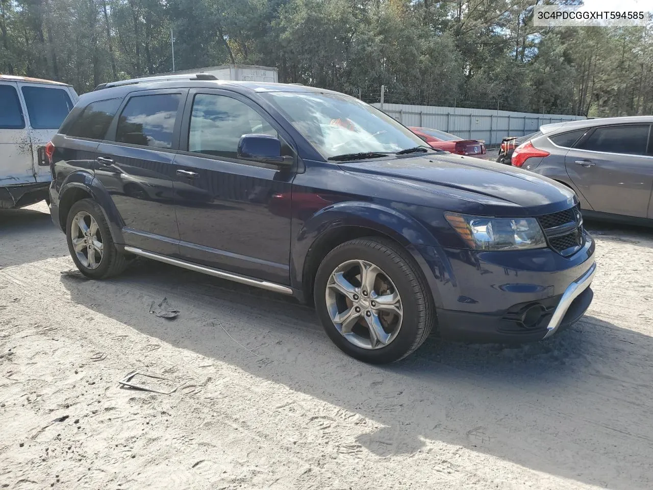 2017 Dodge Journey Crossroad VIN: 3C4PDCGGXHT594585 Lot: 78585404