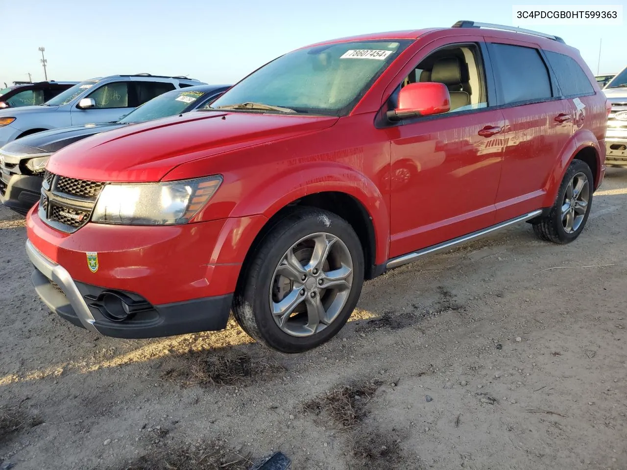 2017 Dodge Journey Crossroad VIN: 3C4PDCGB0HT599363 Lot: 78607454