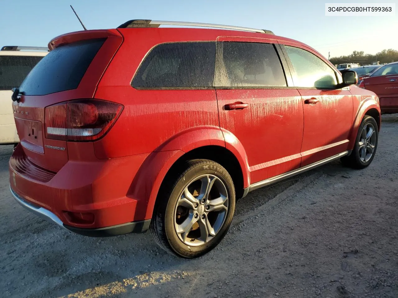 2017 Dodge Journey Crossroad VIN: 3C4PDCGB0HT599363 Lot: 78607454