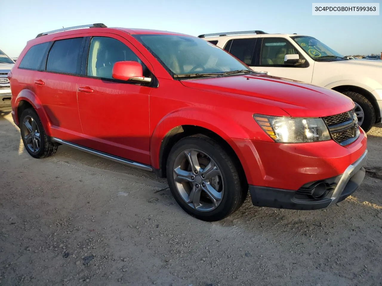 2017 Dodge Journey Crossroad VIN: 3C4PDCGB0HT599363 Lot: 78607454