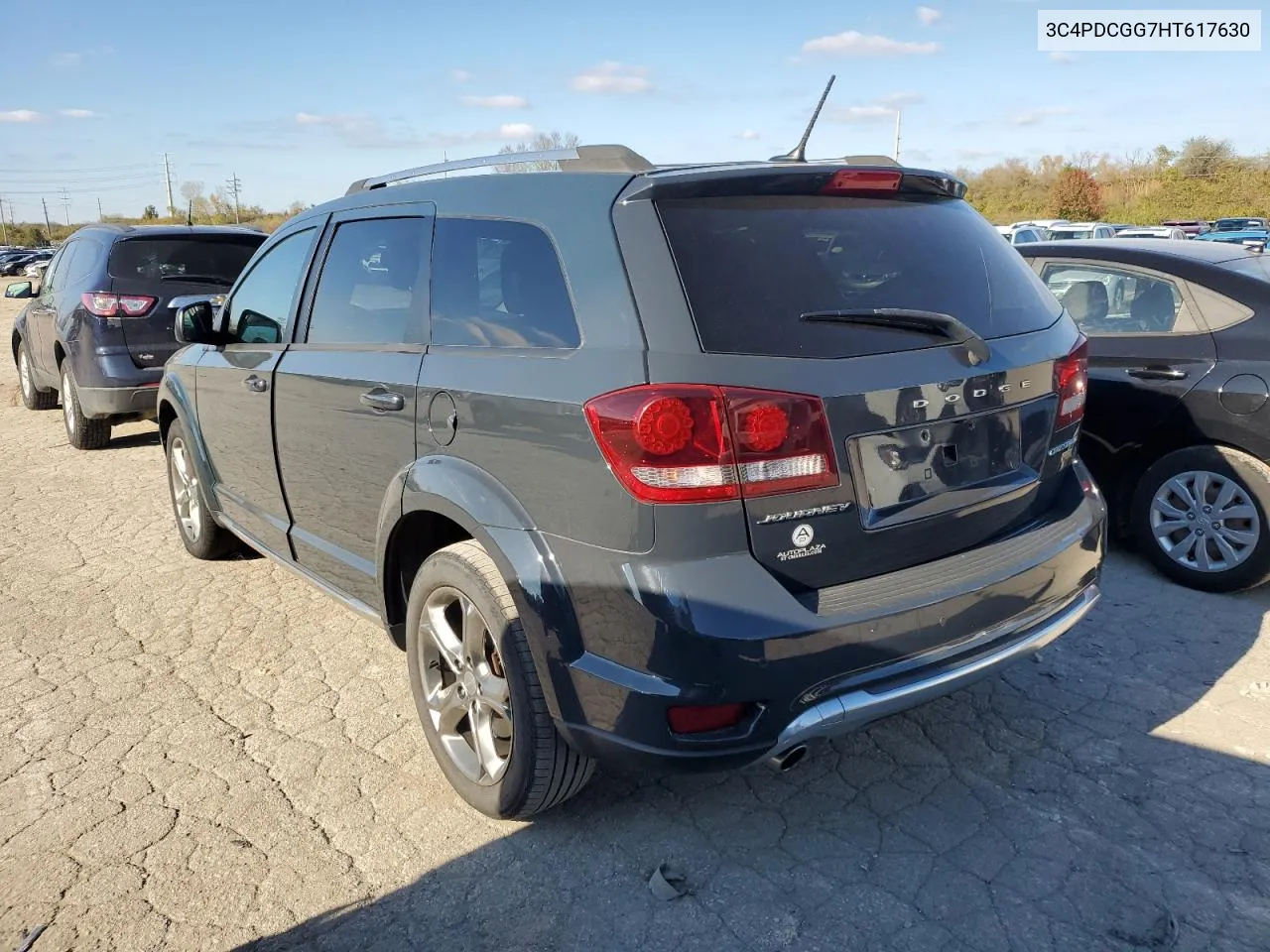 2017 Dodge Journey Crossroad VIN: 3C4PDCGG7HT617630 Lot: 78626764