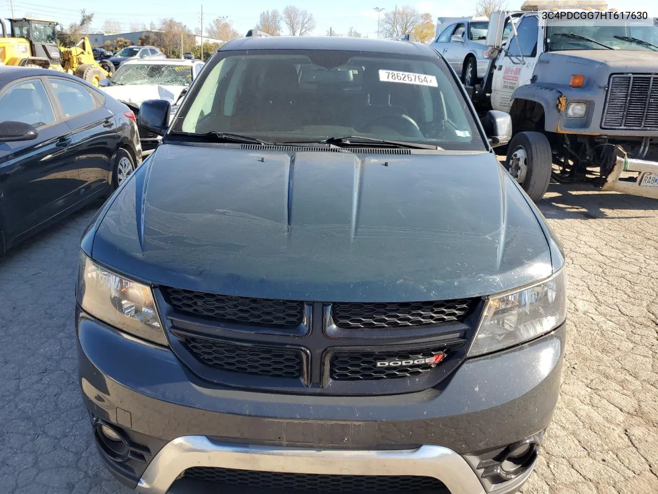 2017 Dodge Journey Crossroad VIN: 3C4PDCGG7HT617630 Lot: 78626764