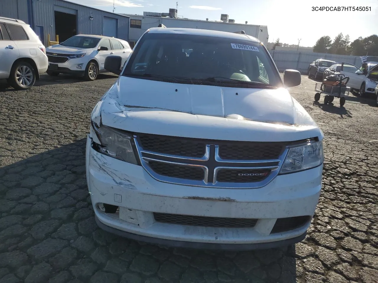 2017 Dodge Journey Se VIN: 3C4PDCAB7HT545051 Lot: 78699144