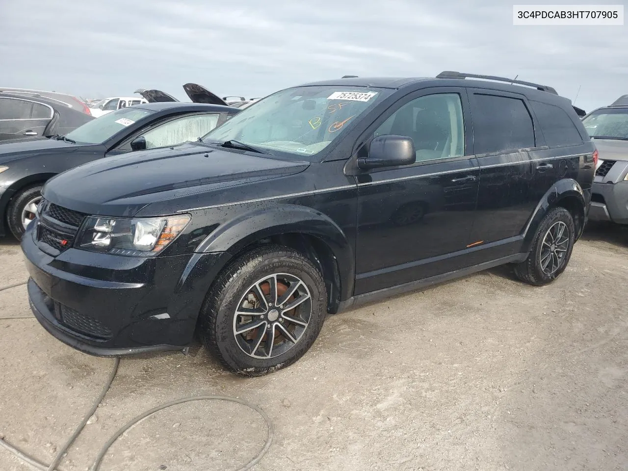 2017 Dodge Journey Se VIN: 3C4PDCAB3HT707905 Lot: 78760314