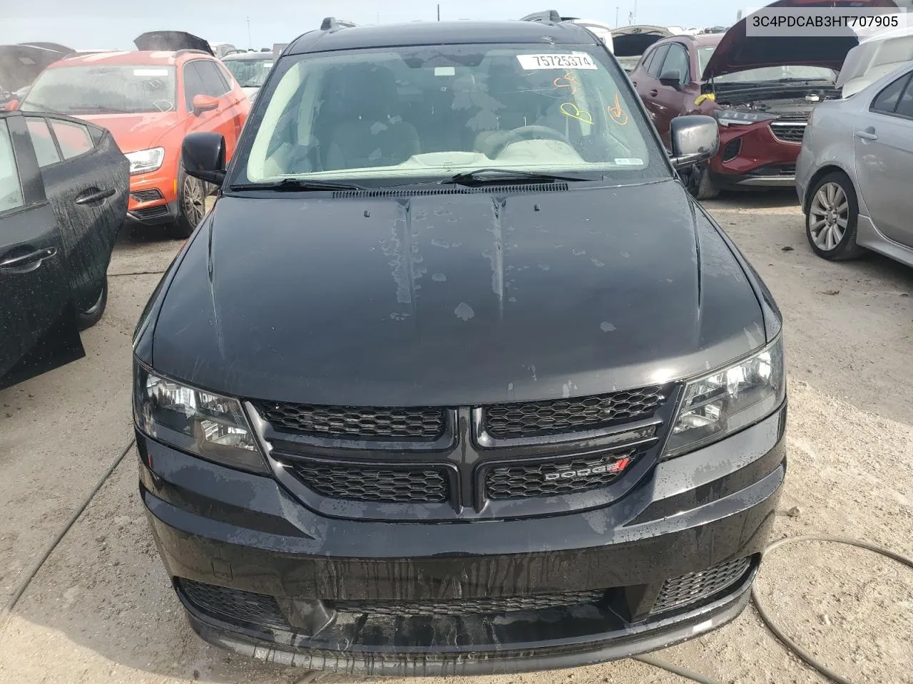 2017 Dodge Journey Se VIN: 3C4PDCAB3HT707905 Lot: 78760314