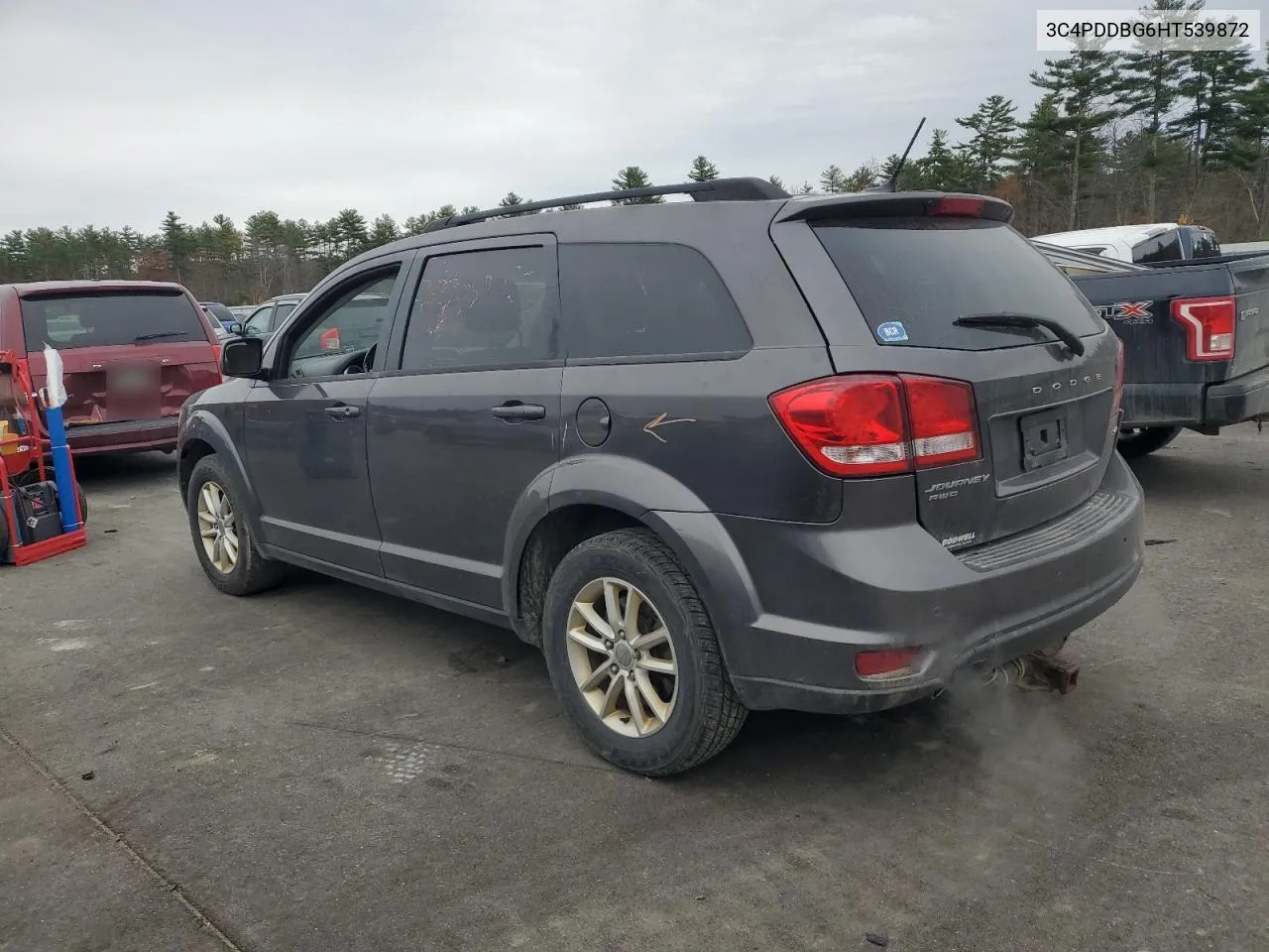 2017 Dodge Journey Sxt VIN: 3C4PDDBG6HT539872 Lot: 78991864