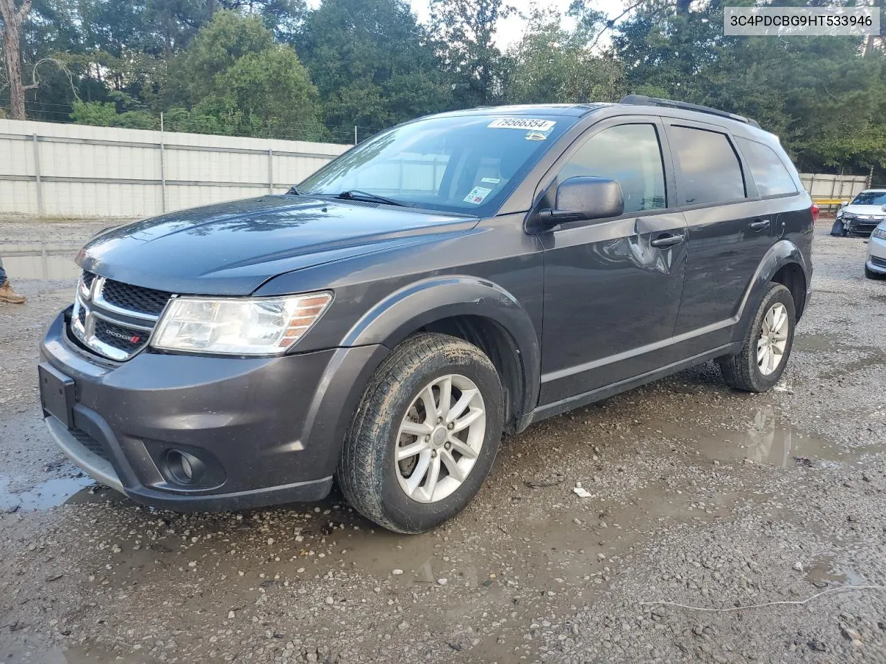 2017 Dodge Journey Sxt VIN: 3C4PDCBG9HT533946 Lot: 79566354