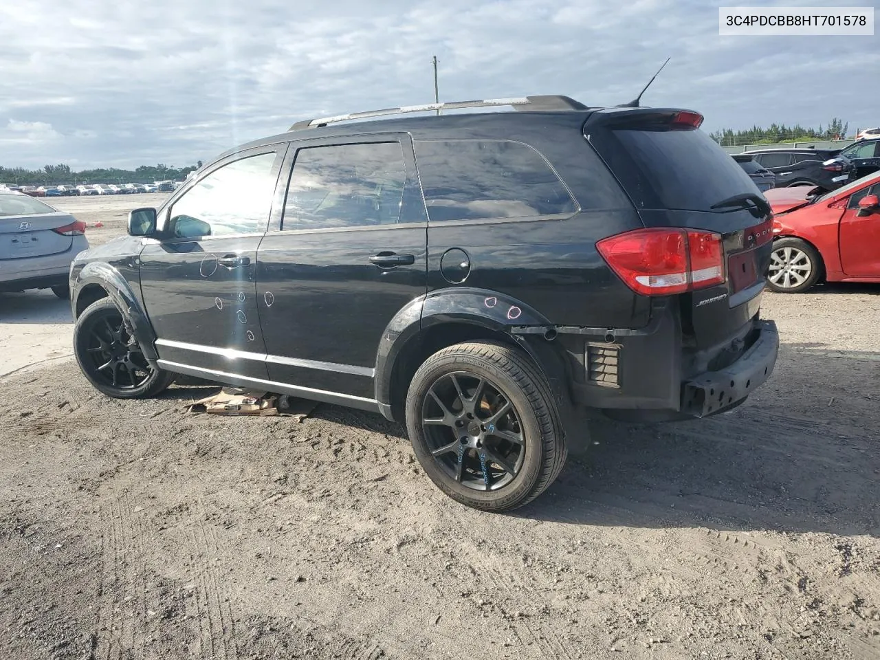 2017 Dodge Journey Sxt VIN: 3C4PDCBB8HT701578 Lot: 79683954