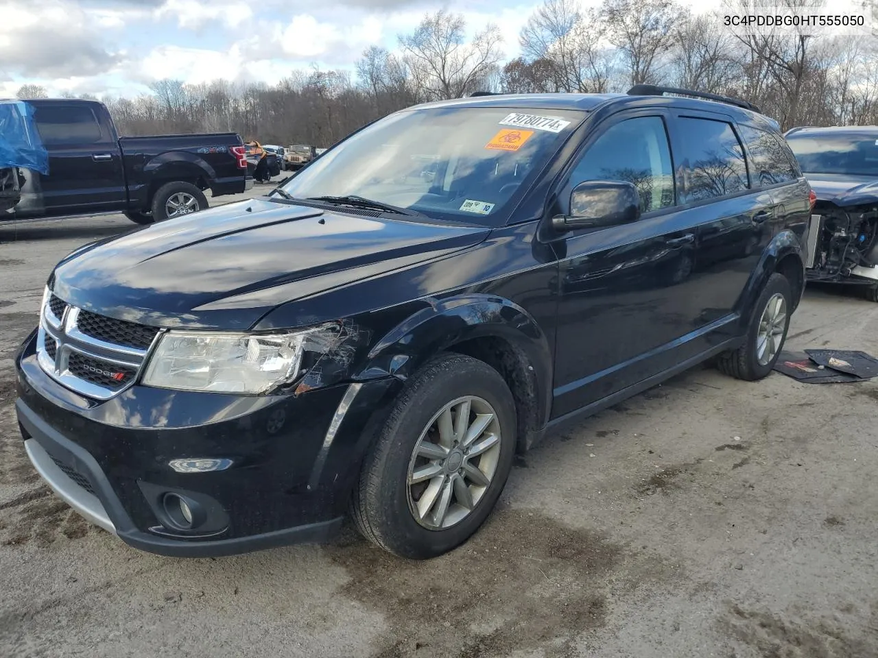 2017 Dodge Journey Sxt VIN: 3C4PDDBG0HT555050 Lot: 79780774