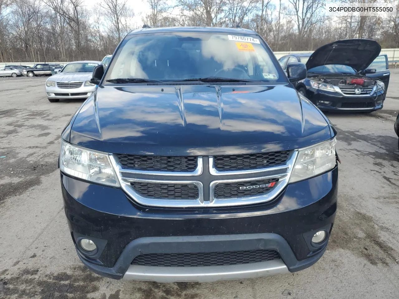 2017 Dodge Journey Sxt VIN: 3C4PDDBG0HT555050 Lot: 79780774