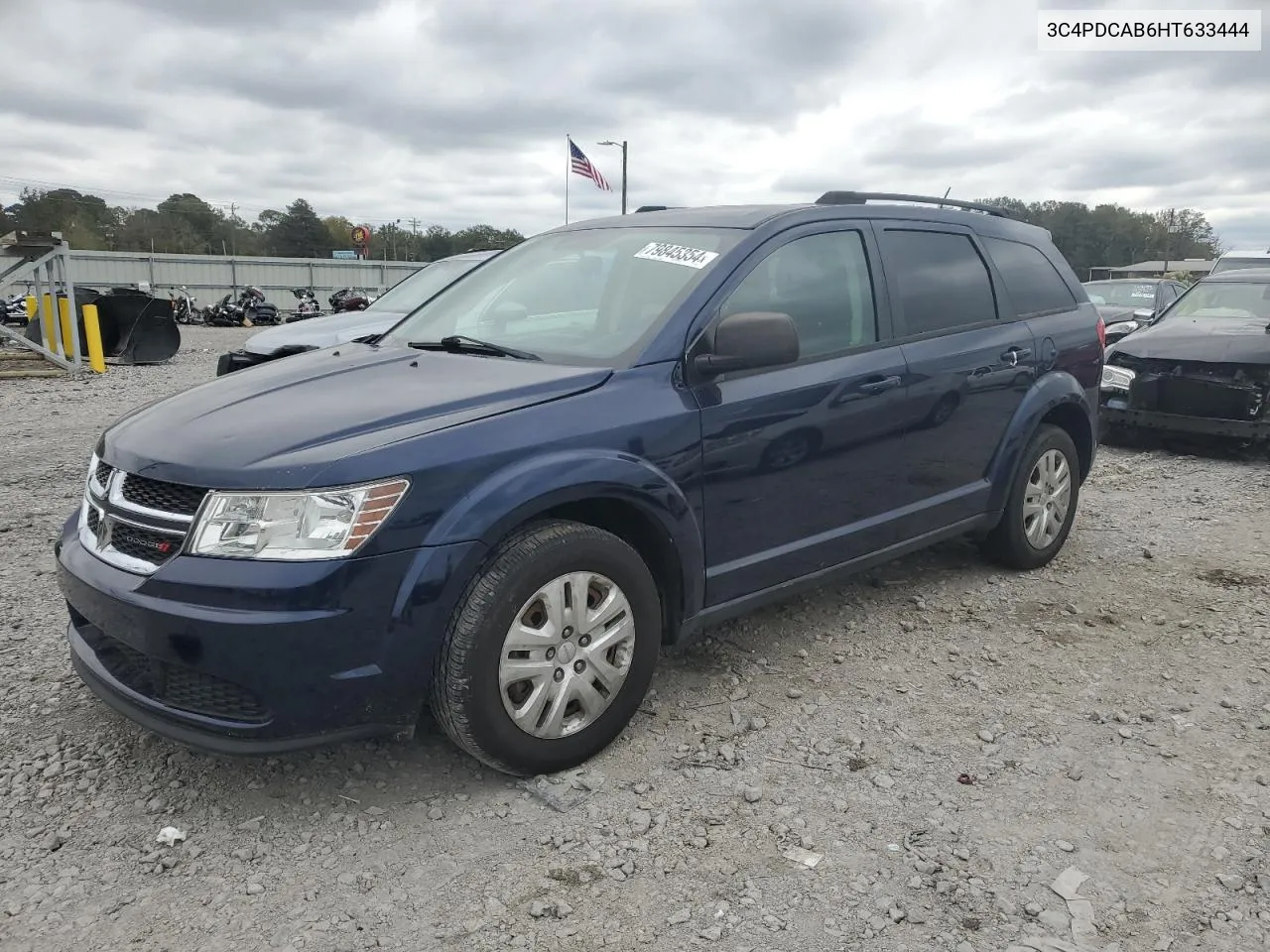 2017 Dodge Journey Se VIN: 3C4PDCAB6HT633444 Lot: 79845354