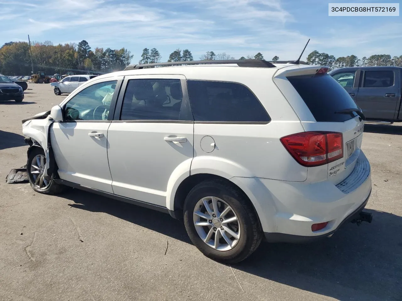 2017 Dodge Journey Sxt VIN: 3C4PDCBG8HT572169 Lot: 80382814