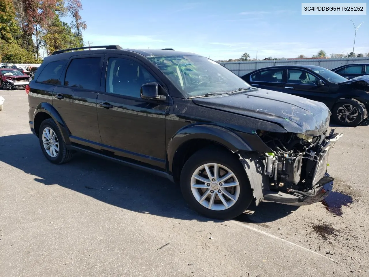 2017 Dodge Journey Sxt VIN: 3C4PDDBG5HT525252 Lot: 80470054