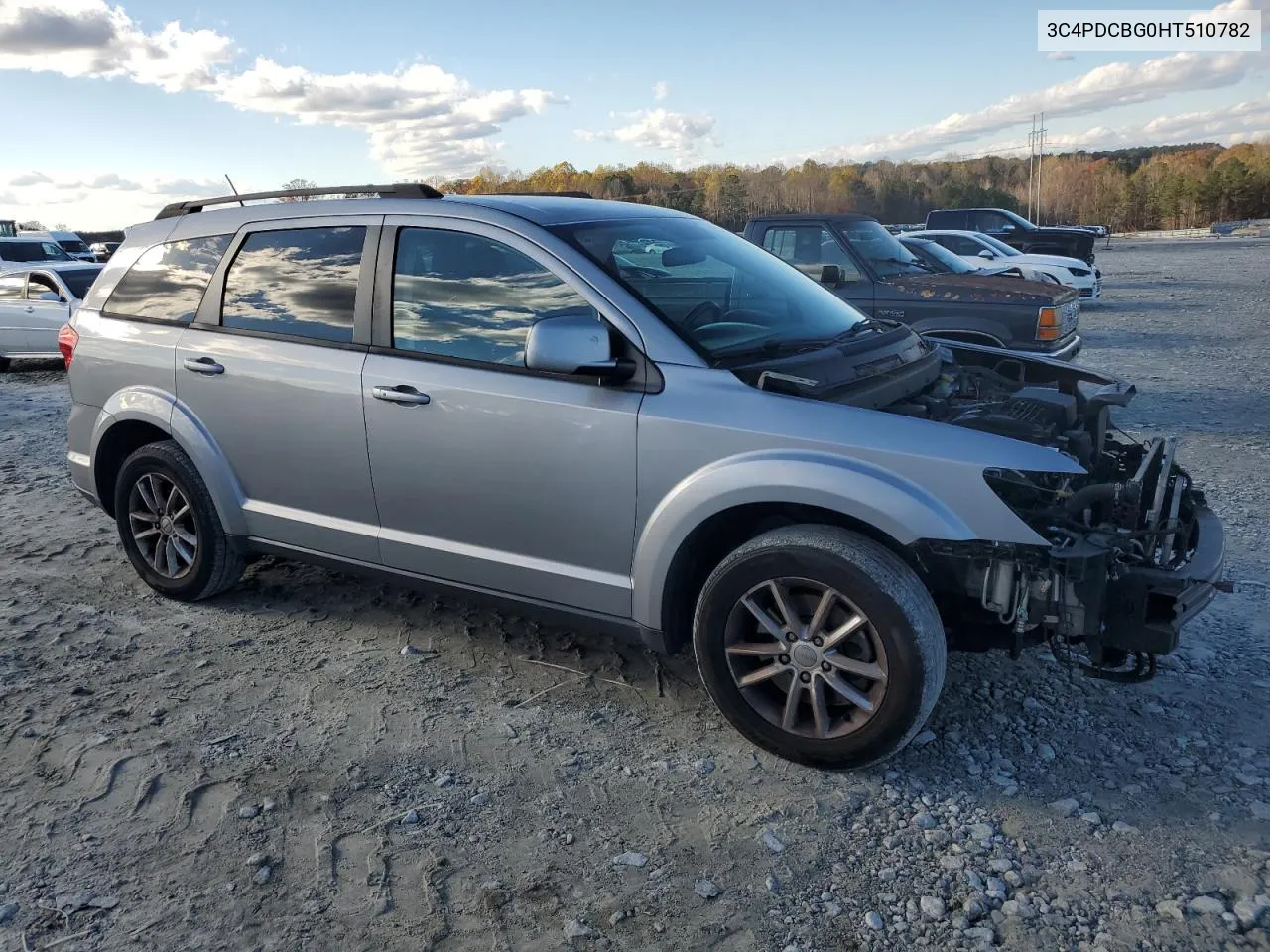 2017 Dodge Journey Sxt VIN: 3C4PDCBG0HT510782 Lot: 80823534