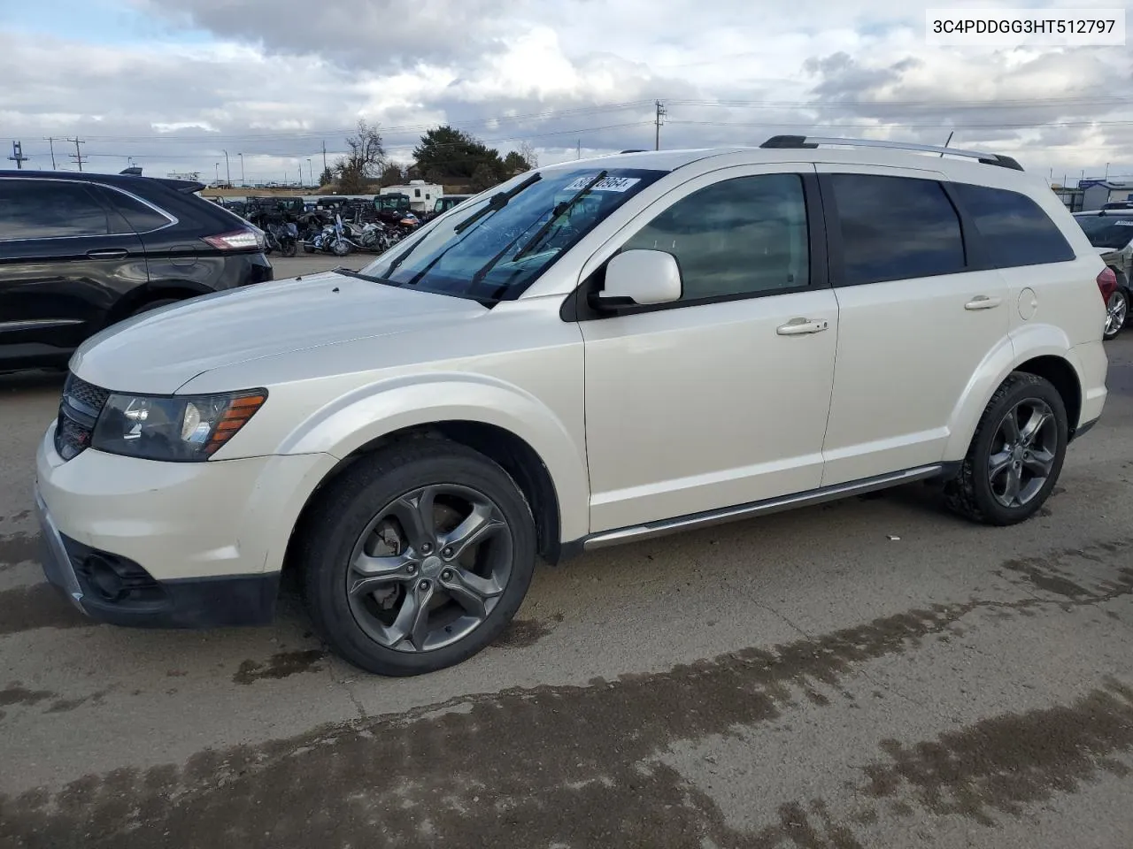 2017 Dodge Journey Crossroad VIN: 3C4PDDGG3HT512797 Lot: 80970964