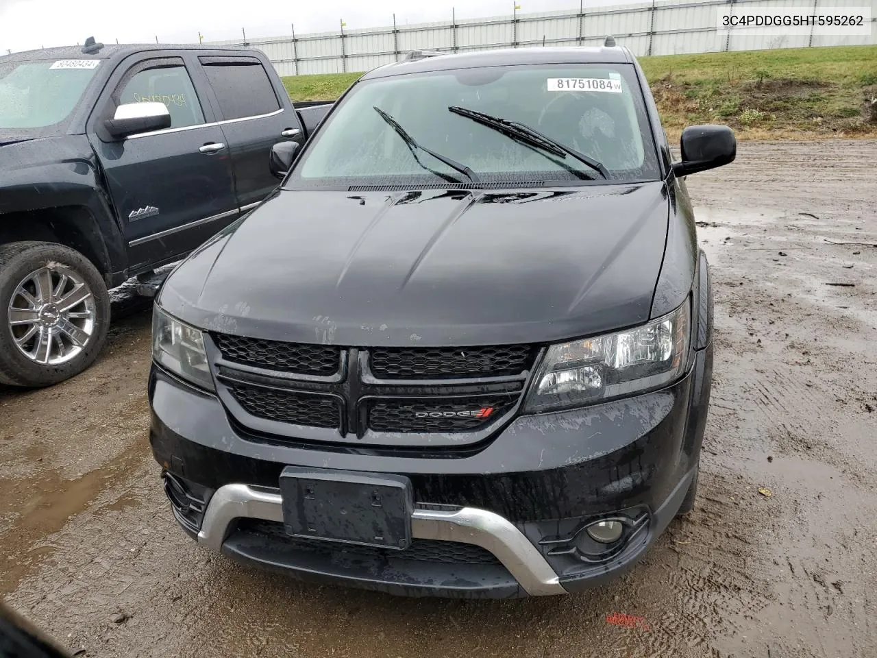 2017 Dodge Journey Crossroad VIN: 3C4PDDGG5HT595262 Lot: 81751084