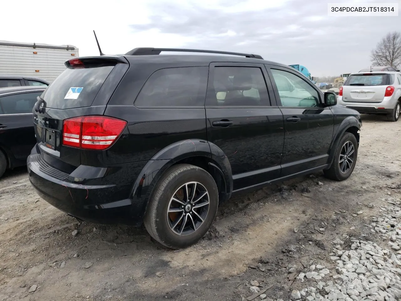 2018 Dodge Journey Se VIN: 3C4PDCAB2JT518314 Lot: 47484264