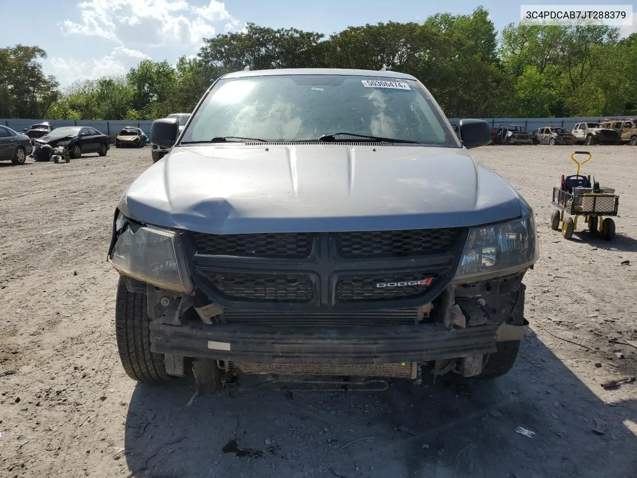 2018 Dodge Journey Se VIN: 3C4PDCAB7JT288379 Lot: 50306474