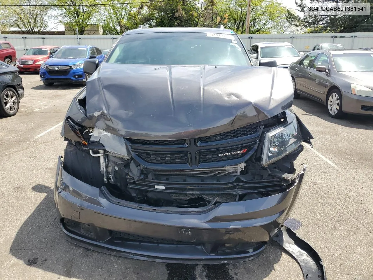 2018 Dodge Journey Se VIN: 3C4PDCAB6JT381541 Lot: 52477784