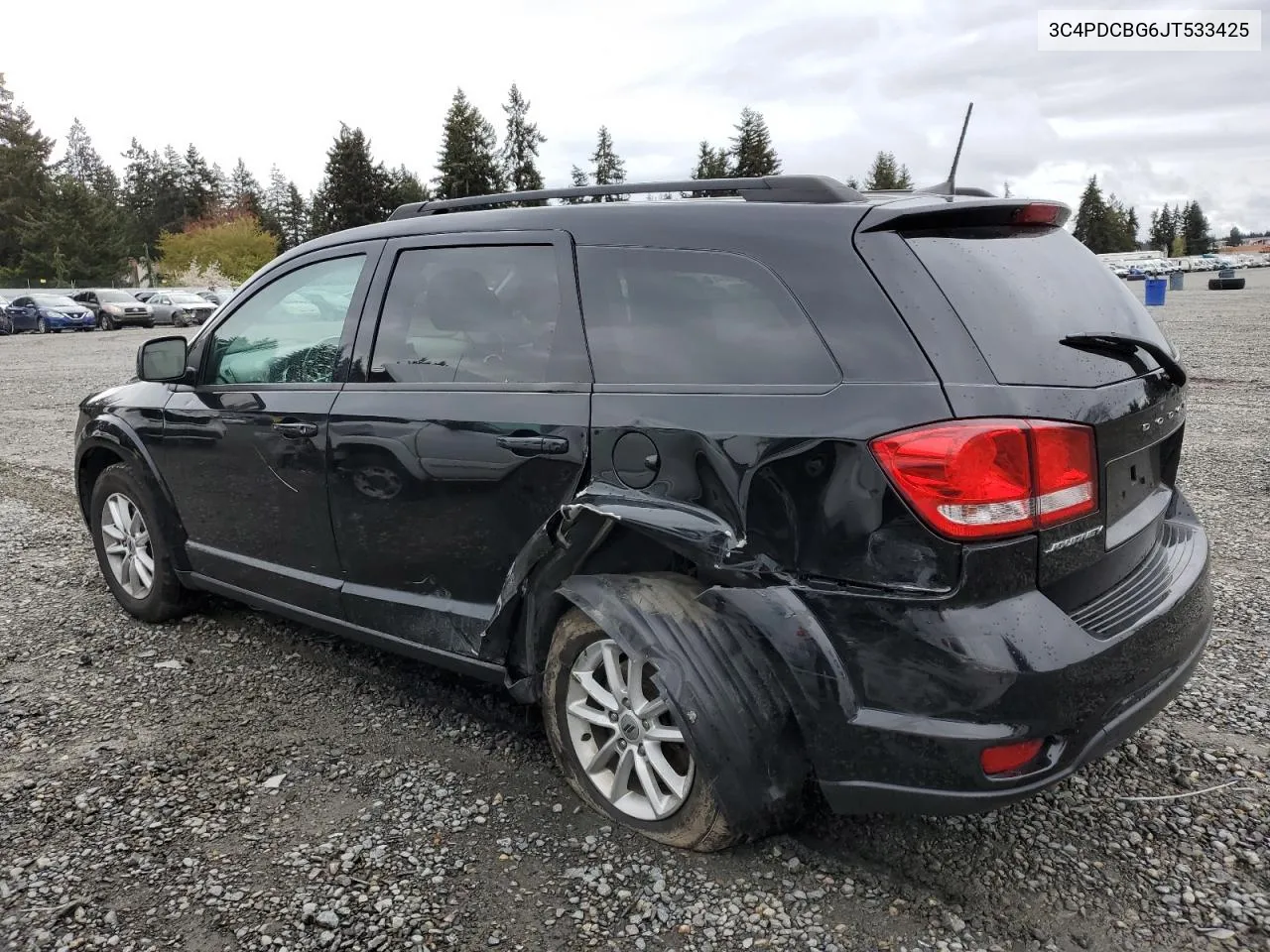 2018 Dodge Journey Sxt VIN: 3C4PDCBG6JT533425 Lot: 52762884