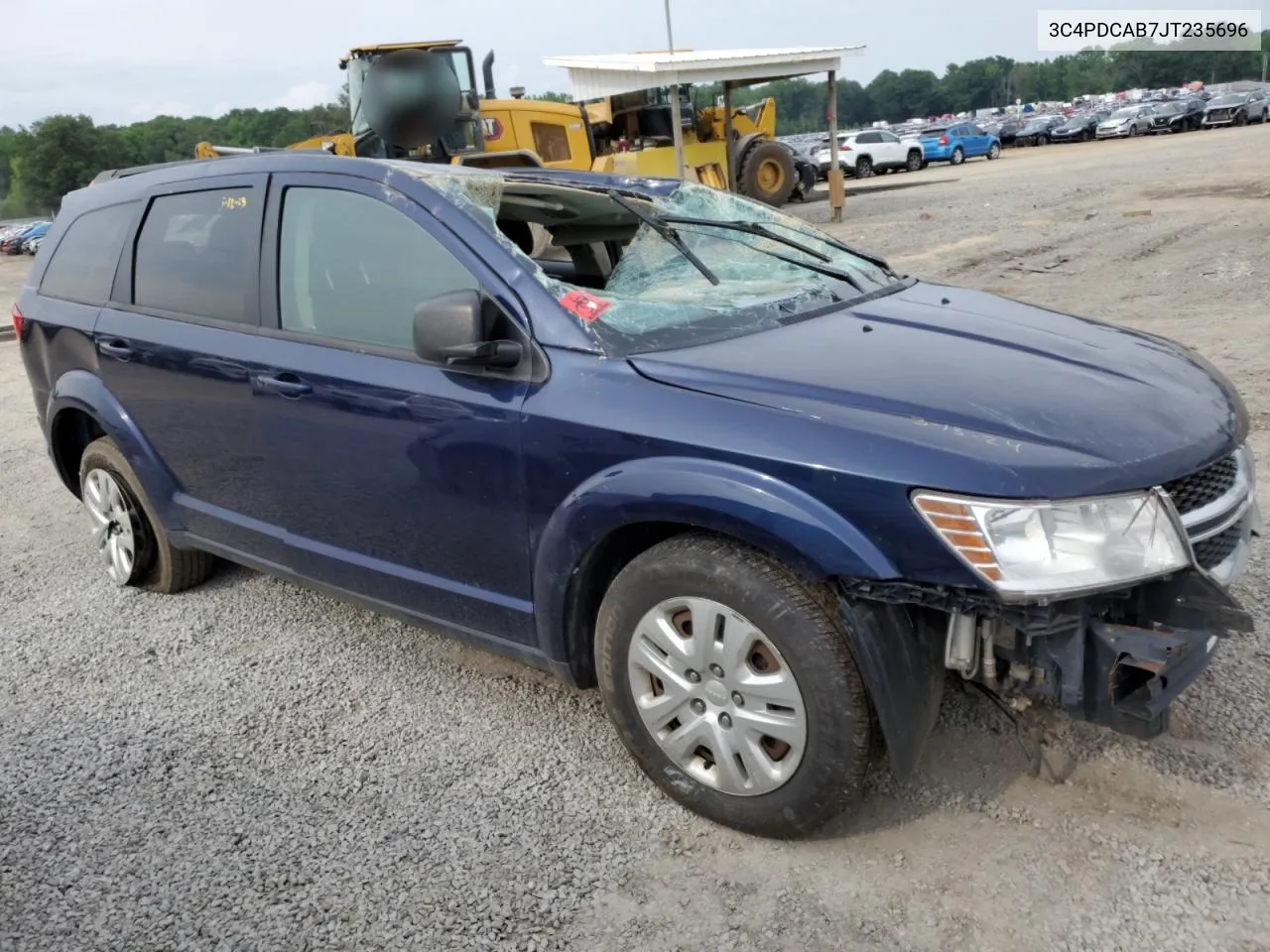 2018 Dodge Journey Se VIN: 3C4PDCAB7JT235696 Lot: 55485844