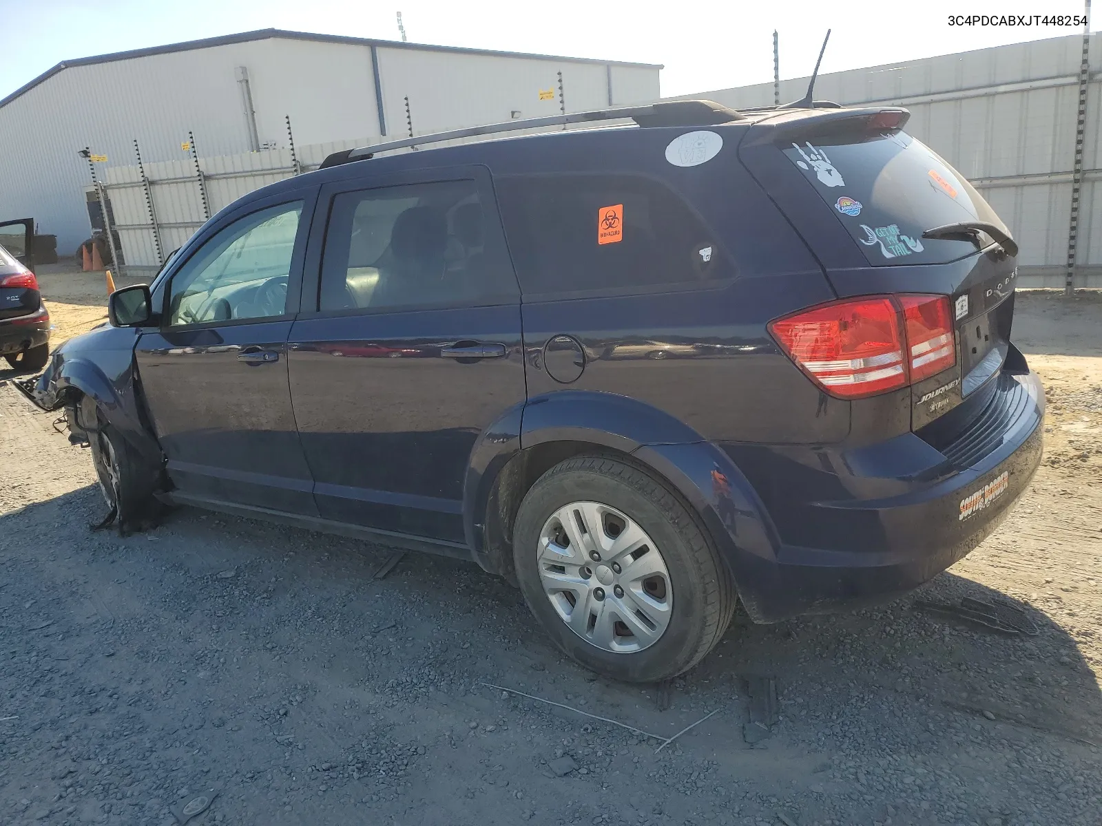 3C4PDCABXJT448254 2018 Dodge Journey Se