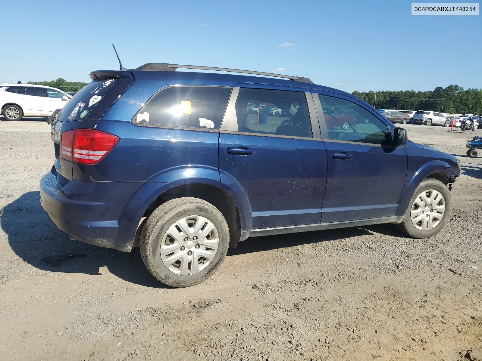 2018 Dodge Journey Se VIN: 3C4PDCABXJT448254 Lot: 56120214