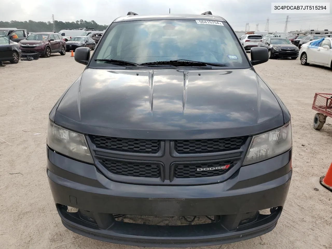 2018 Dodge Journey Se VIN: 3C4PDCAB7JT515294 Lot: 56415754