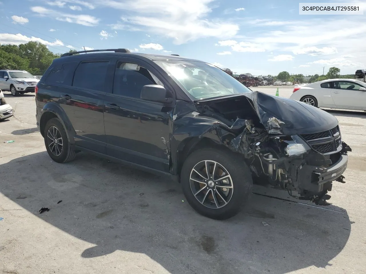 2018 Dodge Journey Se VIN: 3C4PDCAB4JT295581 Lot: 56603674