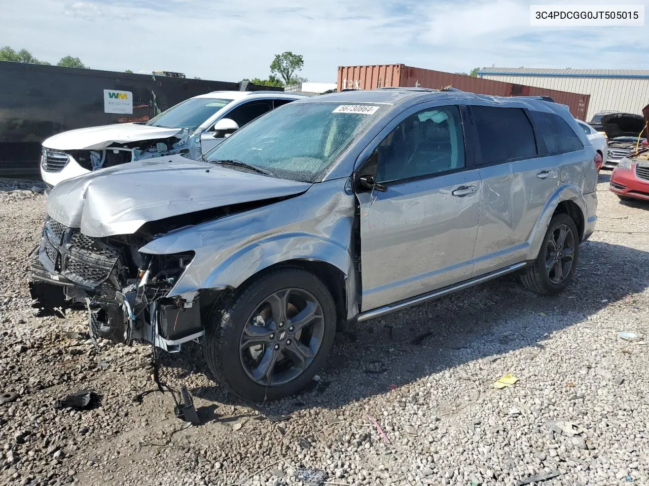 2018 Dodge Journey Crossroad VIN: 3C4PDCGG0JT505015 Lot: 56730864