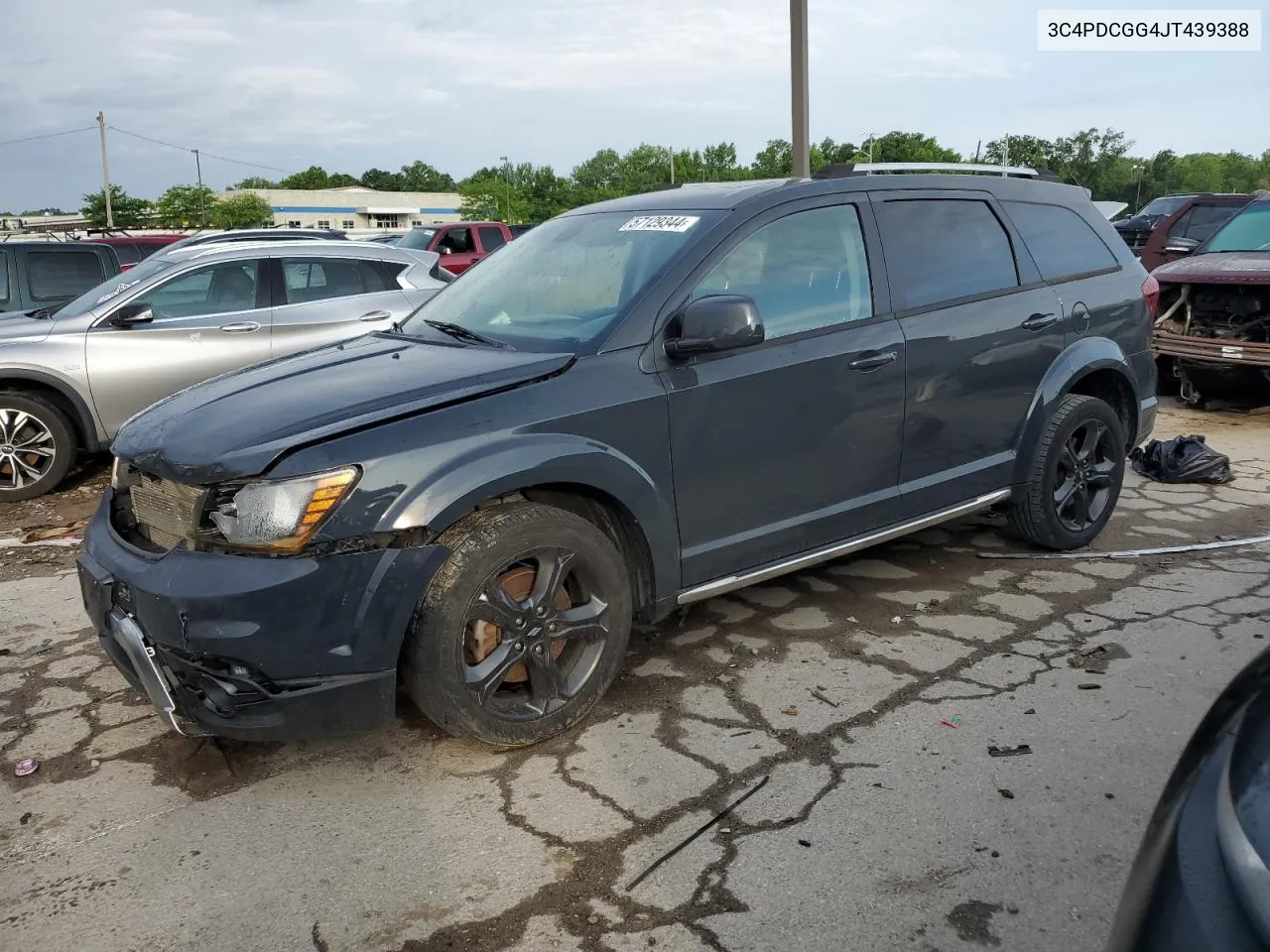 2018 Dodge Journey Crossroad VIN: 3C4PDCGG4JT439388 Lot: 57129344