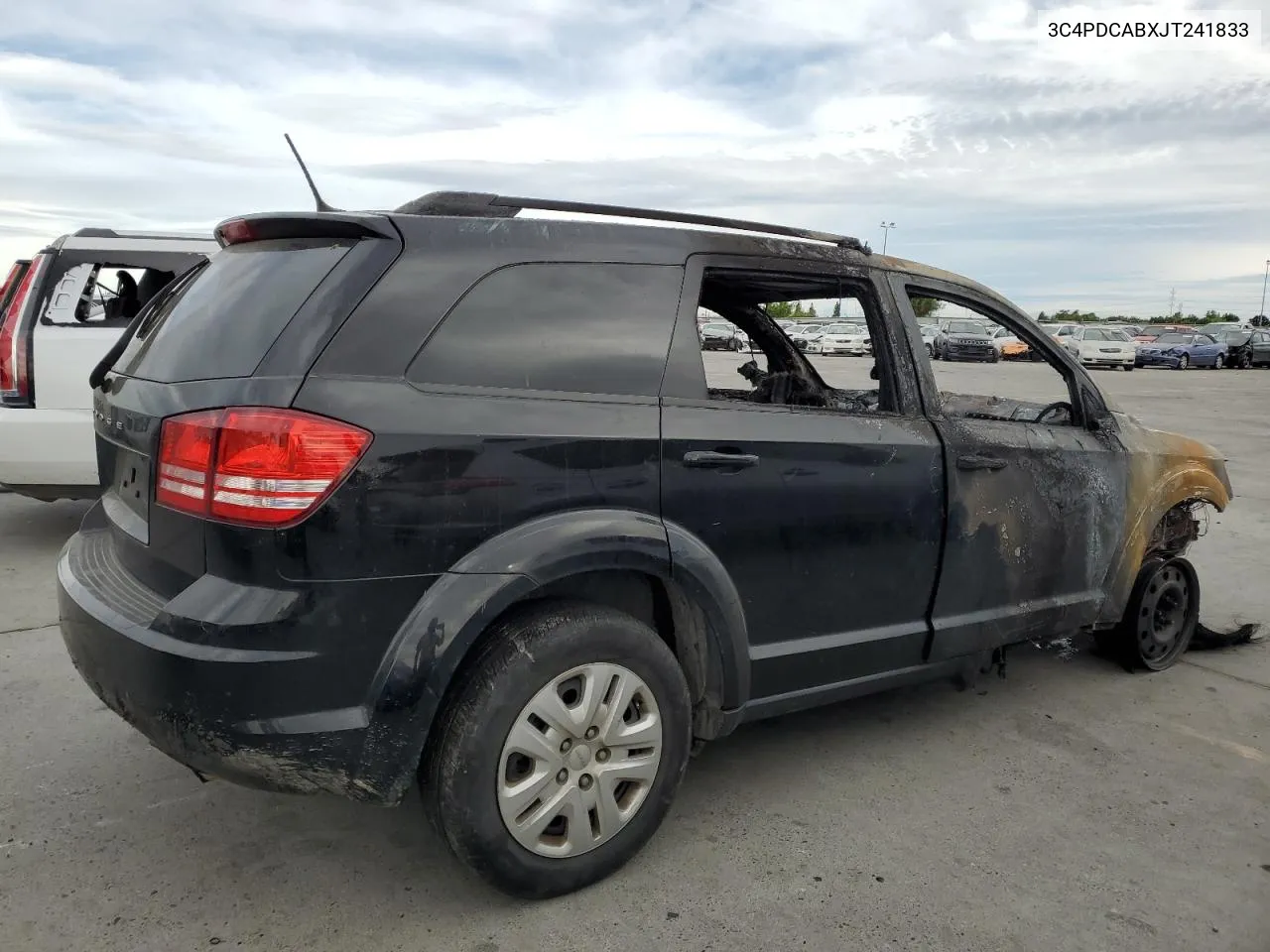 2018 Dodge Journey Se VIN: 3C4PDCABXJT241833 Lot: 57223554