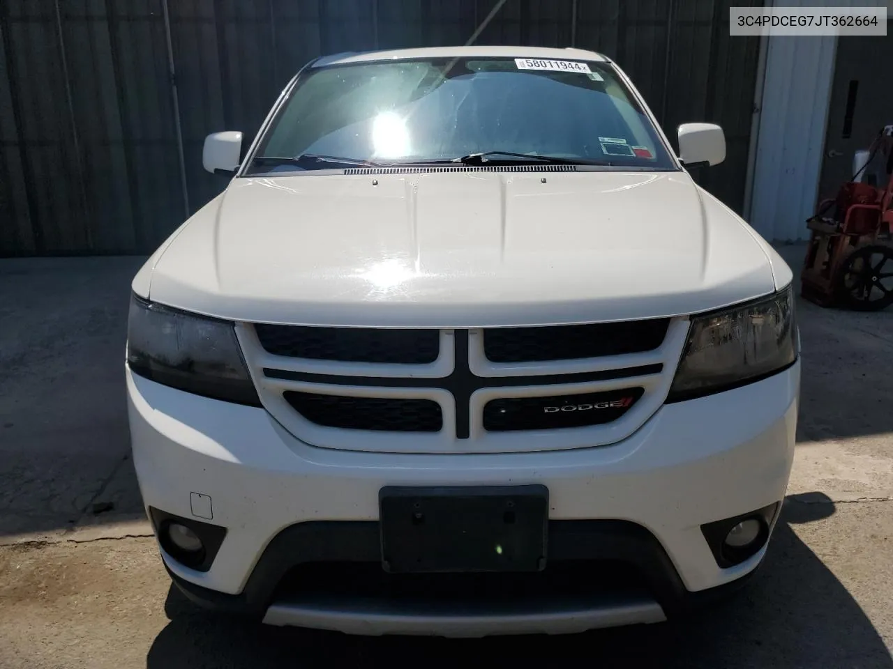 2018 Dodge Journey Gt VIN: 3C4PDCEG7JT362664 Lot: 58011944