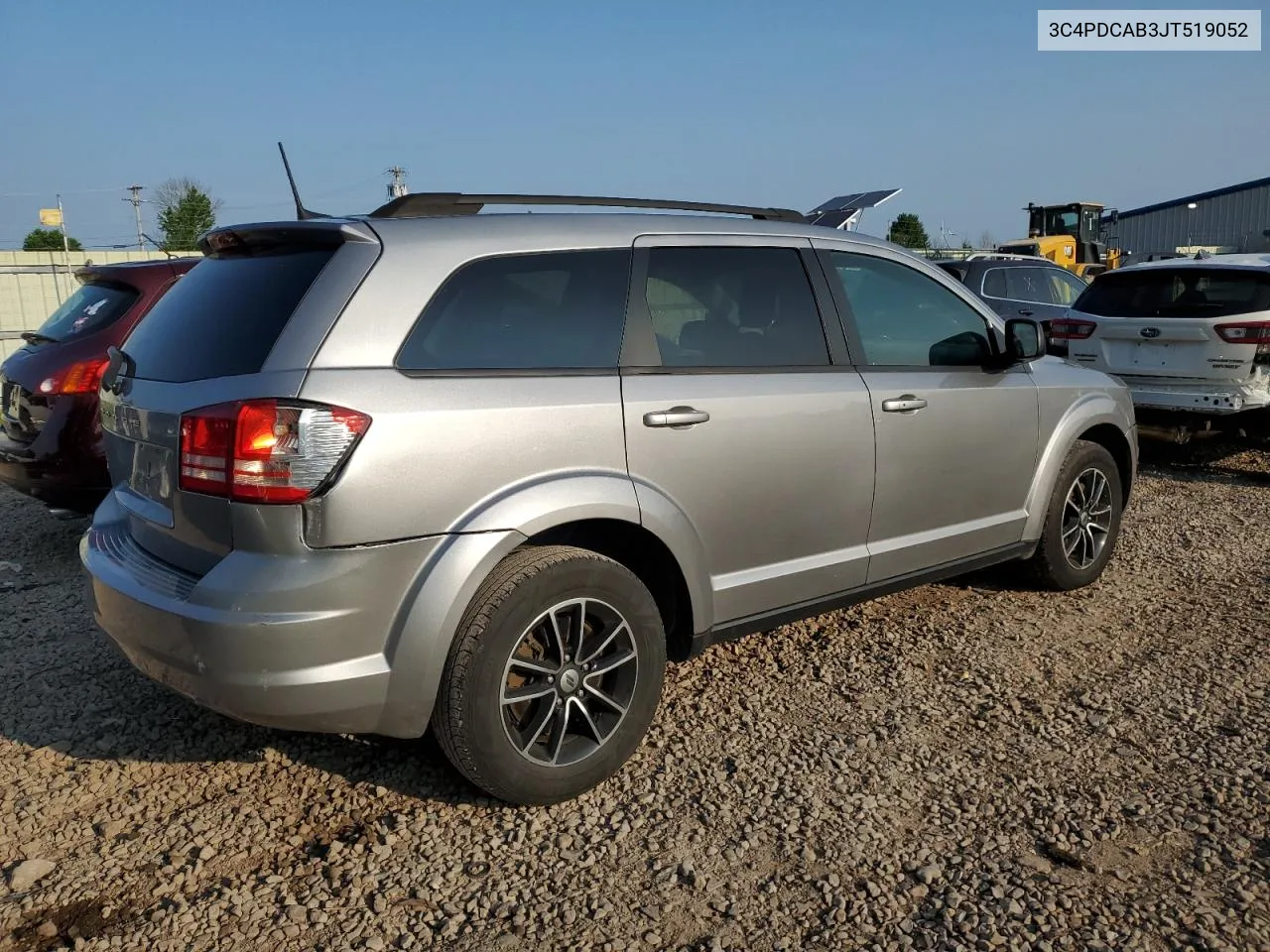 2018 Dodge Journey Se VIN: 3C4PDCAB3JT519052 Lot: 58727544