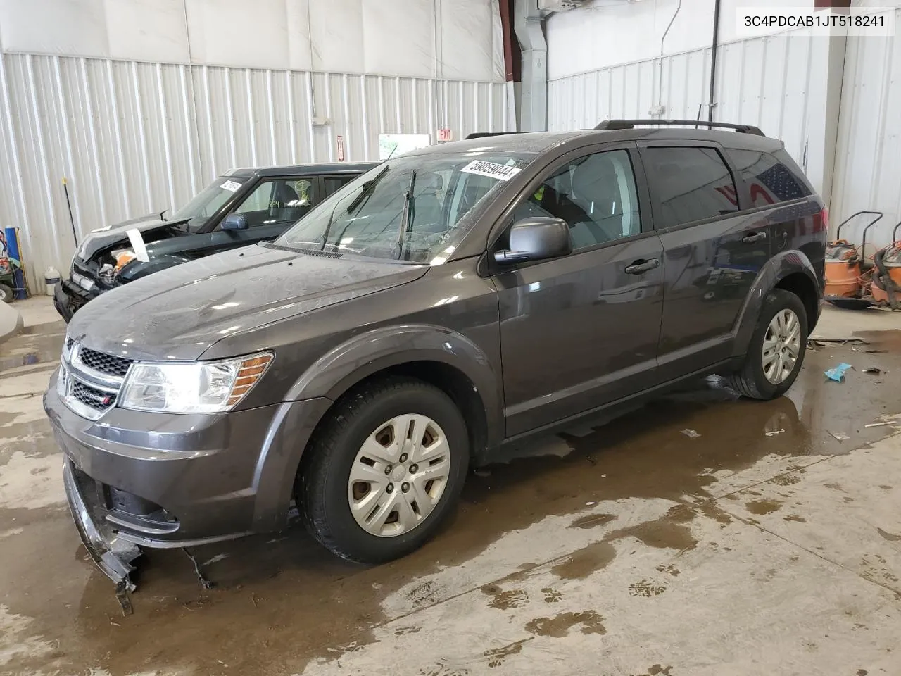 2018 Dodge Journey Se VIN: 3C4PDCAB1JT518241 Lot: 59059044