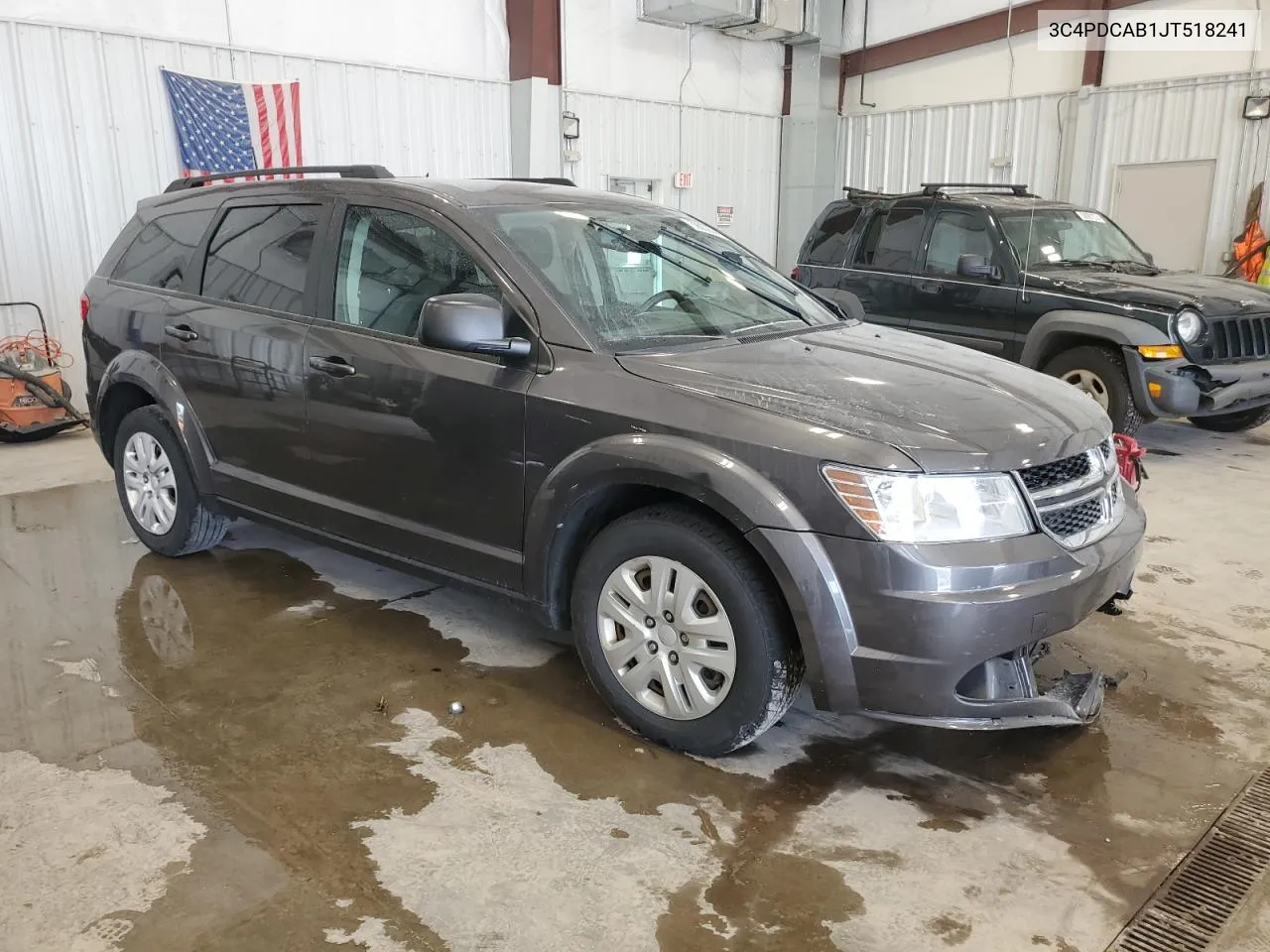 2018 Dodge Journey Se VIN: 3C4PDCAB1JT518241 Lot: 59059044