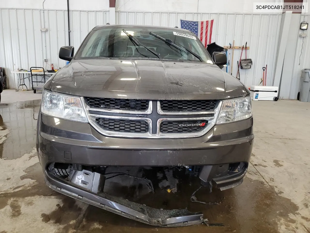 2018 Dodge Journey Se VIN: 3C4PDCAB1JT518241 Lot: 59059044