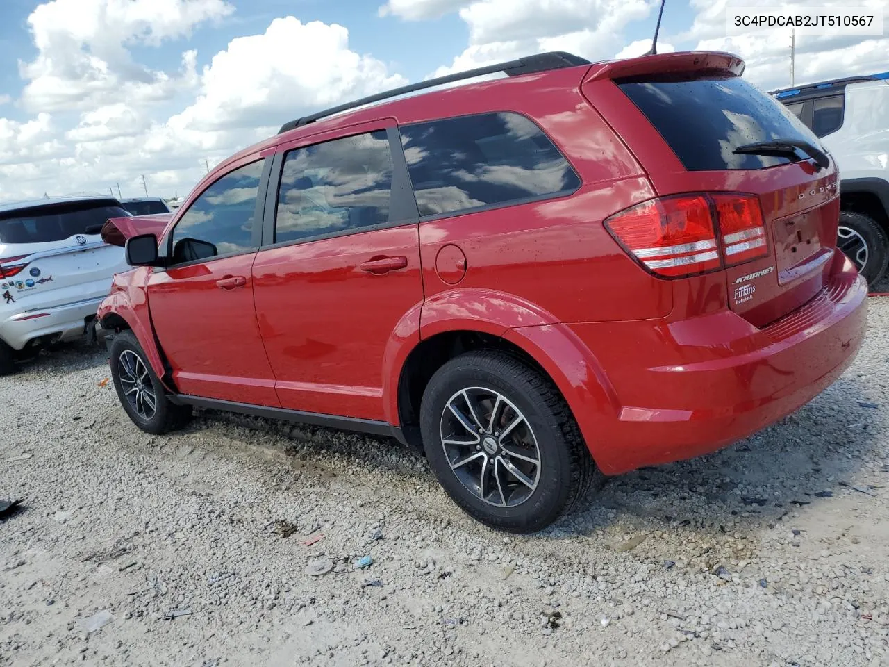 2018 Dodge Journey Se VIN: 3C4PDCAB2JT510567 Lot: 59562704