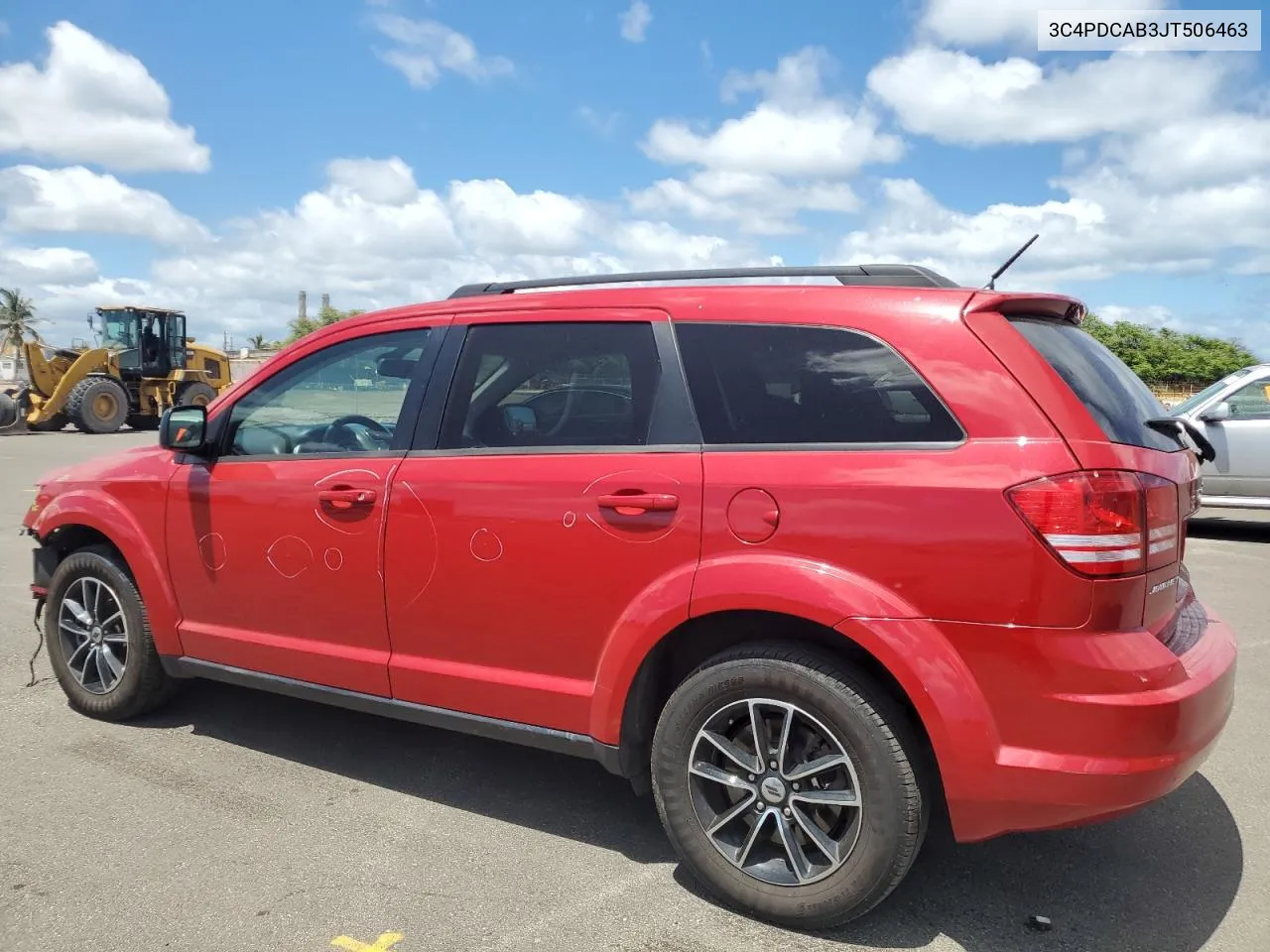 2018 Dodge Journey Se VIN: 3C4PDCAB3JT506463 Lot: 59713884